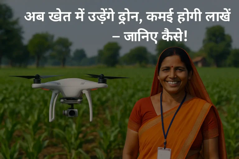 खेती में ड्रोन टेक्नोलॉजी का उपयोग करते किसान – आधुनिक कृषि का नया दौर